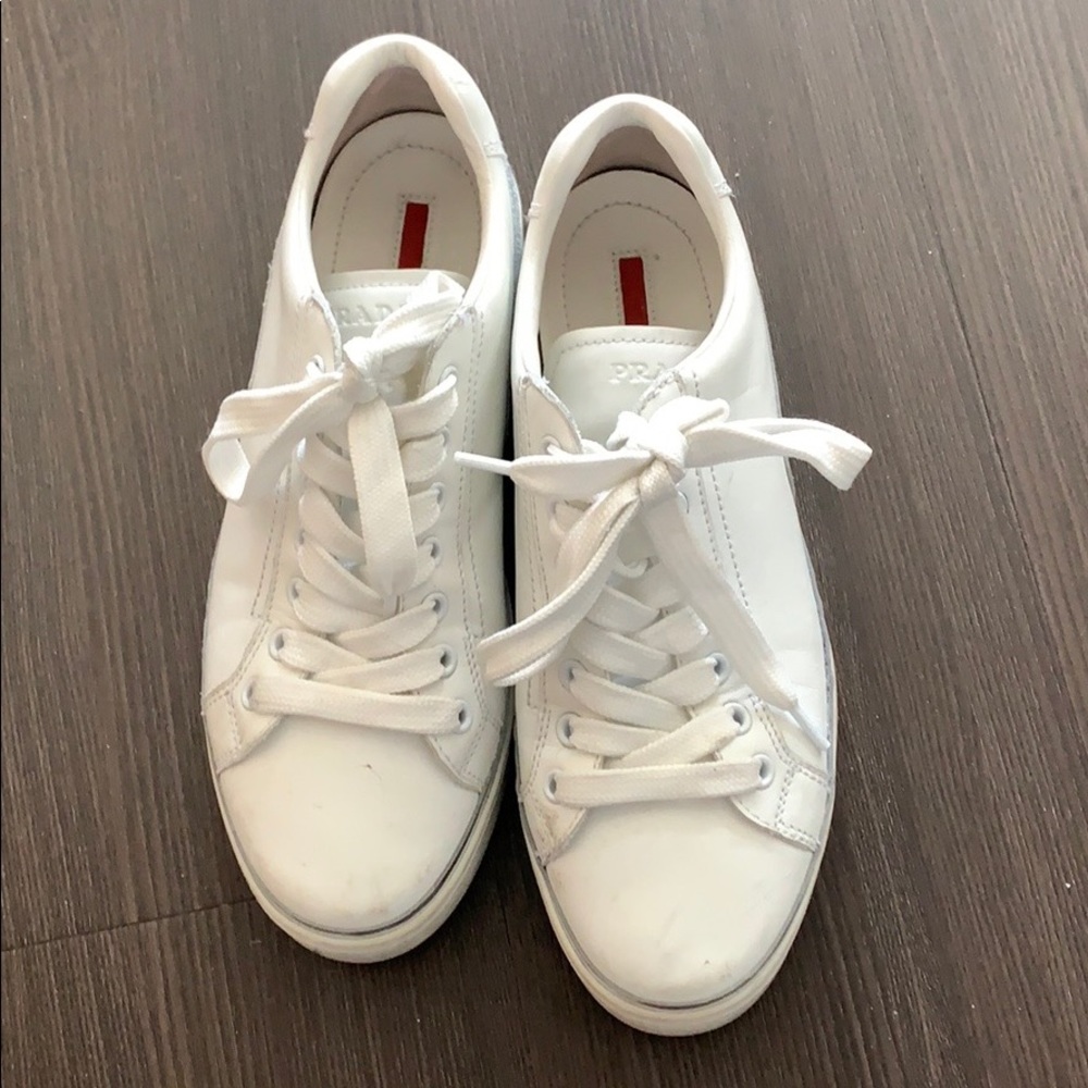 White Prada Sneaker